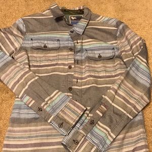 Modern Amusement Long-Sleeve Button-up